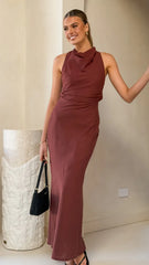 Velaris Maxi Dress - Burgundy