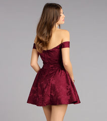 Winslow Off-The-Shoulder Skater Dress
