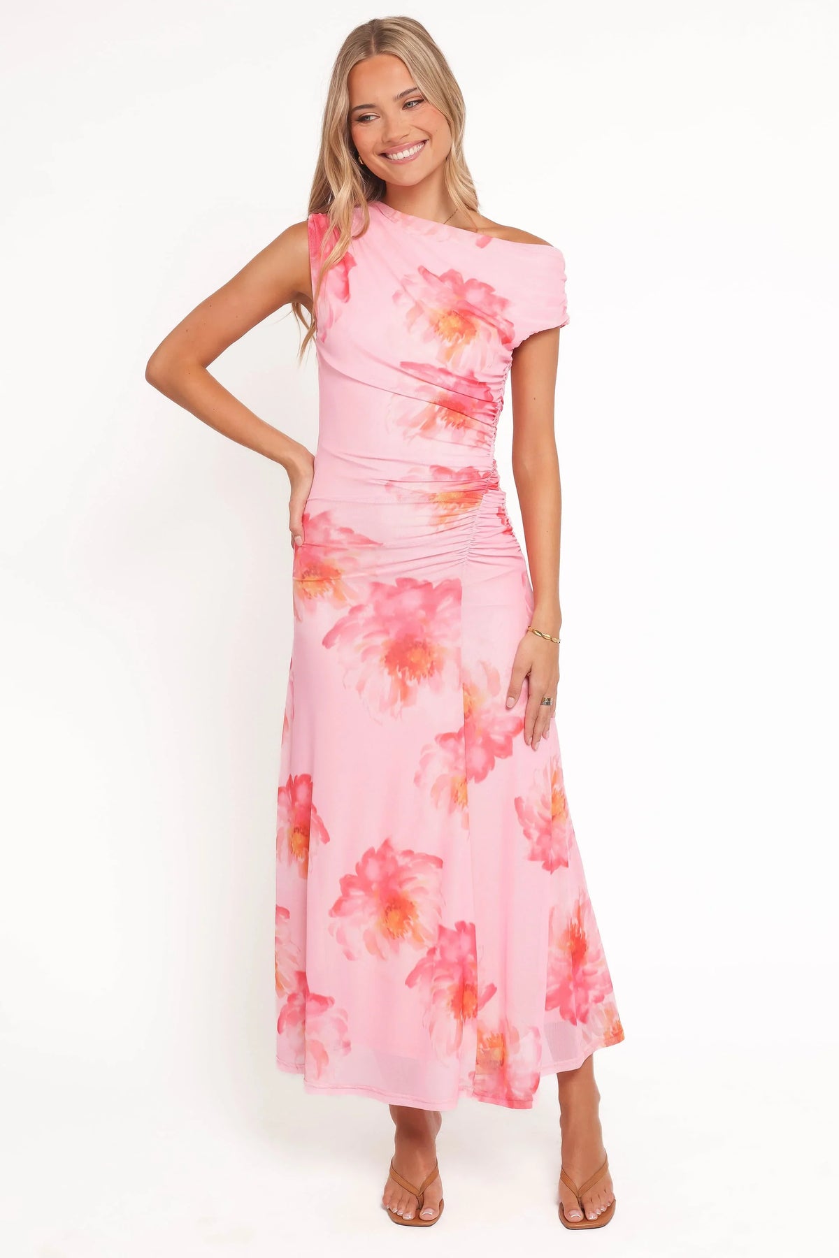 Talyne Maxi Dress - Pink Floral