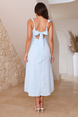 Starfish Wish Midi Dress Blue