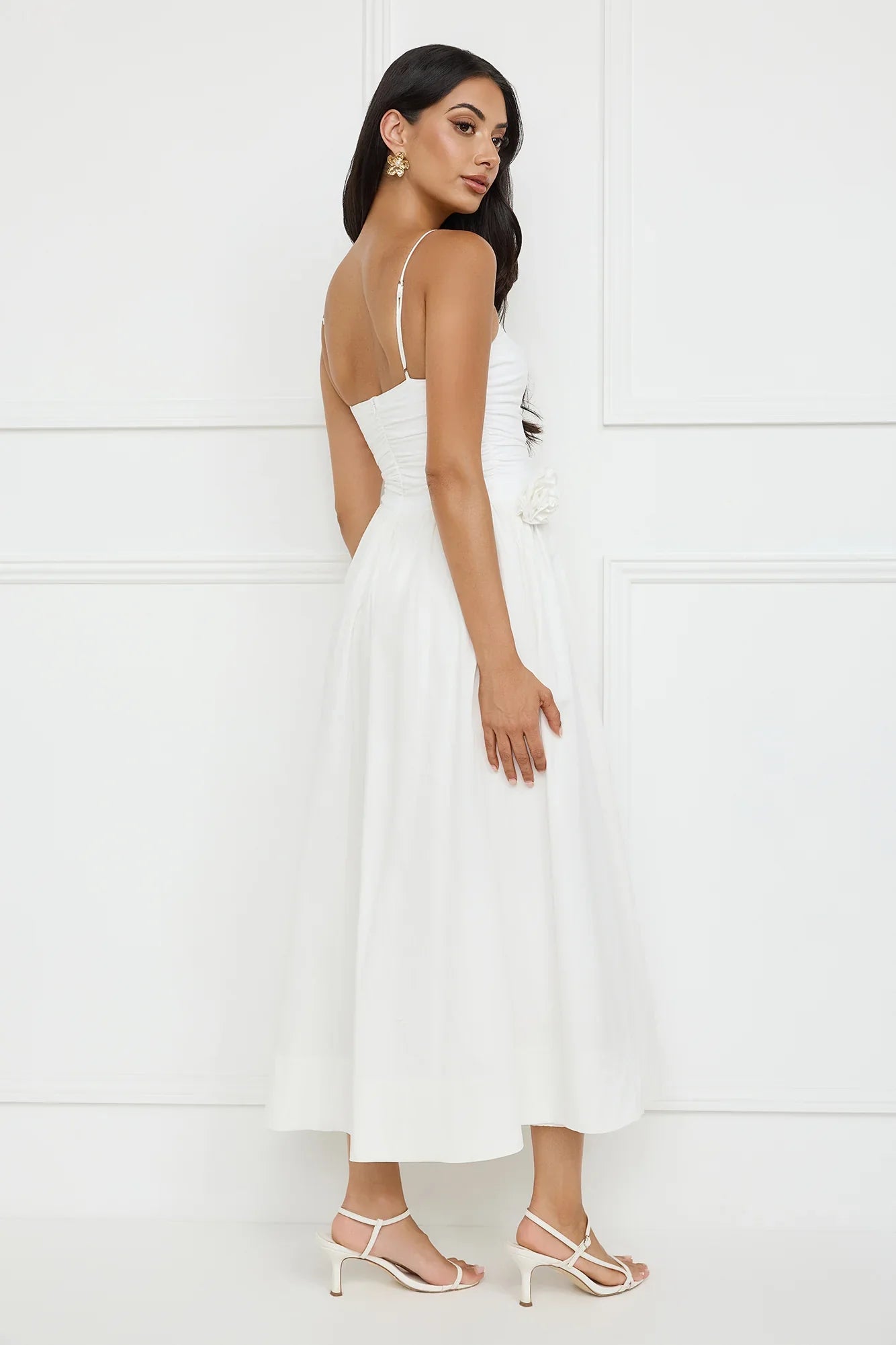 Trendsetter's Way Maxi Dress White